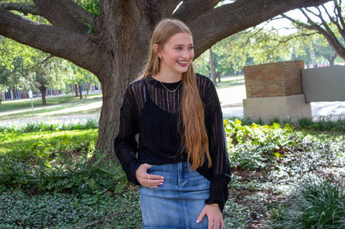 Black Knit Sweater