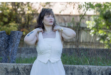 Natural Khaki Halter Vest Top