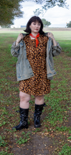 Leopard Print T-shirt dress