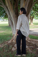 Black Front Seam Pants
