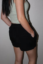 Black Pull On Shorts