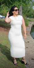 Cream Crinkle Fitted Sheath Dress