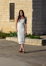 Cream Crochet Bodycon Dress