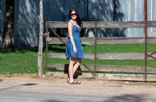 Denim Corset Mini Dress