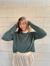 Heathered Green Thermal Long Sleeve
