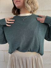 Heathered Green Thermal Long Sleeve