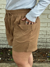 Curvy Taupe Shorts