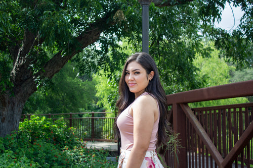 Mauve Racerback Bodysuit