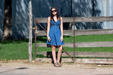 Denim Corset Mini Dress