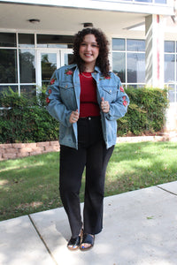 Embroidered Denim Jacket