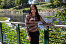 Espresso Striped Henley