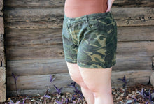 Curvy Camo Shorts