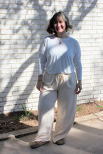 Cream Wide leg Pants