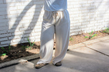 Cream Wide leg Pants