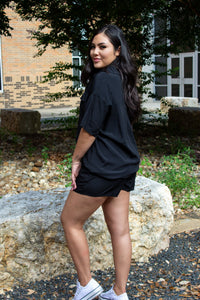 Black Shorts Set