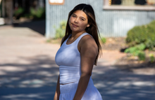 White Racerback Tank