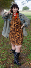 Leopard Print T-shirt dress