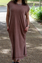 Chestnut T-shirt Midi Dress