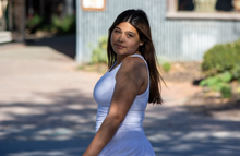White Racerback Tank