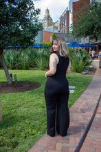 Black Sleeveless Jumpsuit