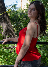 Red Lace Cami Top