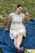Khaki Summer Dress with Pockets