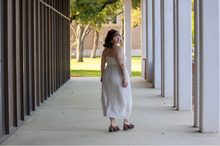 Khaki Strapless Midi Dress