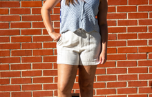 Linen Stripe Shorts