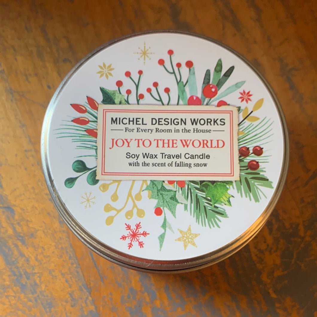 Michel Design Works Travel Joy to The World Candle